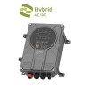 Leo 4LPF6.6-80-150-1300 Bomba de pozo solar Hybrid AC/DC 4" Impulsor SS 60 Hz 8-430 VCC 29 GPM máx. y inversor DSPF 150