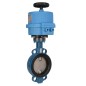 Bonomi E540S con Ghibson 540S Válvula mariposa oblea asientos NBR disco Acero inoxidable y actuador electrico caja plástico