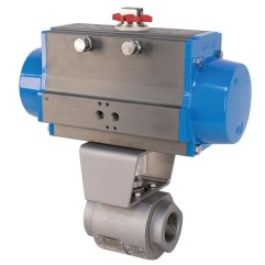 Bonomi Penta AP64SS Class 800 Ball Valve with Spring Return Actuator