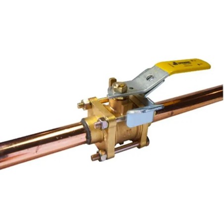 Jomar S-650-CE-4B Válvula bola para gas médico purificada oxígeno 600 WOG