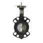 Jomar BFV-Wafer EPDM Butterfly Valve Wafer Style Epoxy-Coated Ductile Iron Body Stainless Steel Disc ISO 5211 Mounting Flange