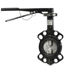 Jomar BFV-Wafer PTFE Butterfly Valve Wafer Epoxy-Coated Ductile Iron