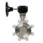 Jomar HPBFV-600-SS-300-GO Lug Style Butterfly Valve HP Stainless Steel RPTFE Steel RPTFE SS Disc ANSI Class 300 ISO 5211 Gear