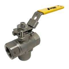 Jomar T-SS-1050N-3L S-Steel 3-way Dispenser Ball Valve 1000 WOG