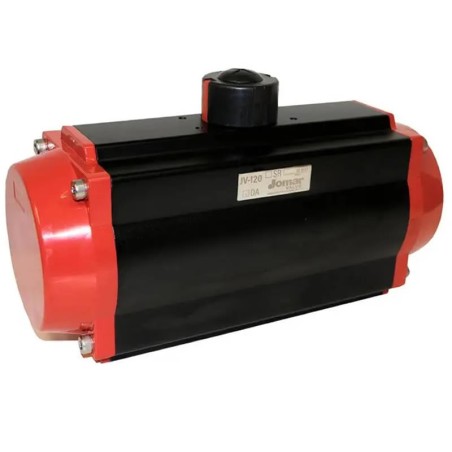 Jomar JV-160-DA Actuador neumático doble efecto diseño piñón giratorio topes recorrido dobles cuerpo AI extruido anodizado