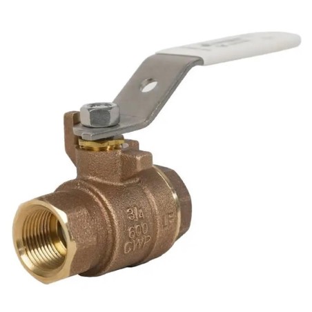 Jomar S-200CSSG Válvula bola bronce sin plomo 2 piezas, puerto completo