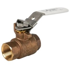 Jomar T-200CSSG-LH Bronze Ball Valve Lead Free 2 Piece Full Port NPT