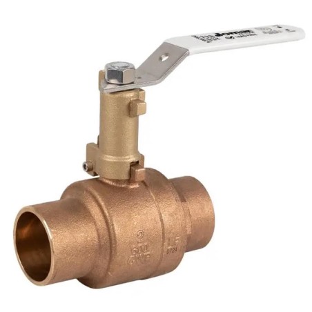 Jomar S-200CSSG-EH Bronze Ball Valve Lead Free 2 Piece Full Port Solder