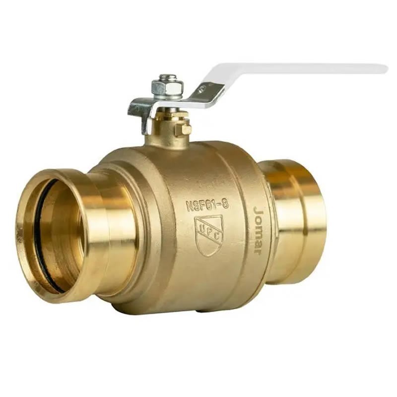 Jomar JP-150G XLC Lead Free Brass Ball Valve 2 Piece Full Port Press XLC Connection Stainless Steel Trim 250 WOG