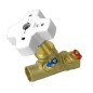 Jomar TGG solder Terminator G Manual Balancing Valve Multi-Turn Globe Y-Pattern Variable Orifice Memory Stop PT Ports 300 WOG
