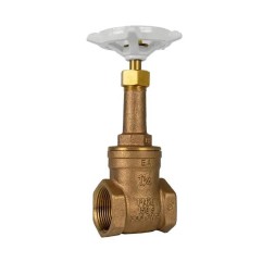 Jomar S-351G Lead Free Gate Valve Rising Stem Solid Wedge Solder