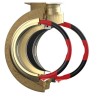 Jomar JP-100G Lead Free Brass Ball Valve 2 Piece Full Port Press Connection with Leak Detection O-Rings 250 WOG