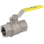 Jomar T-100SSE Válvula bola de latón 2 piezas con conexión roscada de paso completo guarnición de acero inoxidable 600 WOG