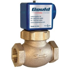 Válvula solenoide Gould M4-1-3EP bronce 298°F 5–50 psi