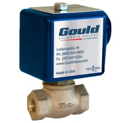 Gould B4-21 Válvula solenoide Acción Directa bronce voltaje CA 338°F