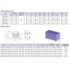 Leo EMHm2-4 Stainless Steel Horizontal Multistage pump 1 HP Single phase 110V/60 Hz 22 GPM 4 stage Impeller