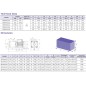 Leo EMHm2-2 Bomba Horizontal Multietapa Acero Inoxidable .5 HP Monofásica 220V/60 Hz 8.8 GPM Impulsor 2 etapas