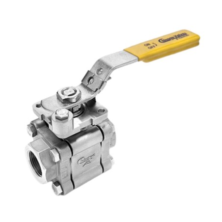 Chicago Valves HP79 Válvula bola 3 piezas SS - FNPT | API 608 | 1/4"-2"