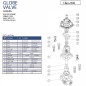 Chicago Valves serie 384 Válvula  de globo Acero forjado, clase 800 fin SW, 1/4"-3"