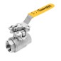 Chicago Valves Series 25 Válvula de Bola Acero inoxidable, 1000 CWP NPT RPTFE 1/4"-2"