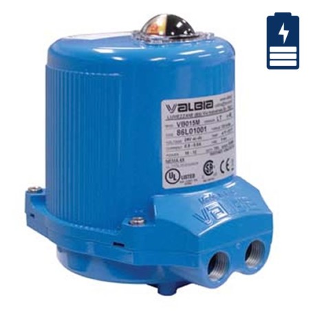 Valbia 86L00901 24 V CC Actuador eléctrico con Batería de Respaldo