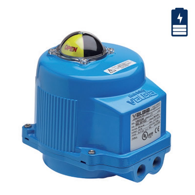 Valbia 86L0CD06 24 VCA/CC VB060M Actuador eléctrico modulante con posicionador y respaldo de batería Torque máx 530