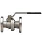 Valpres 68R115 Series API 608 Super Duplex St. Steel ANSI 300 Flanged Full Port Split-Body Ball Valve ISO 5211 Pad Double D