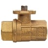 Bonomi 8E068 with 253N Brass Ball Valve full port 2-Way S/Steel Ball/Stem FNPT 600 WOG Dct Mount and Valbia Electric Actuator