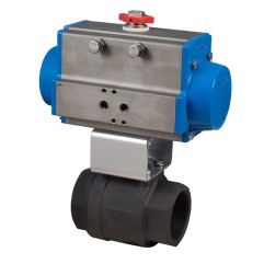 Bonomi 8P0224  Carbon Steel Ball Valve and  Pneumatic Actuator Package