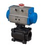 Bonomi 8P0635 package with 632LL HP Carbon Steel Ball Valve 3-piece BW ends and Valbia Pneumatic Actuator Spring Return