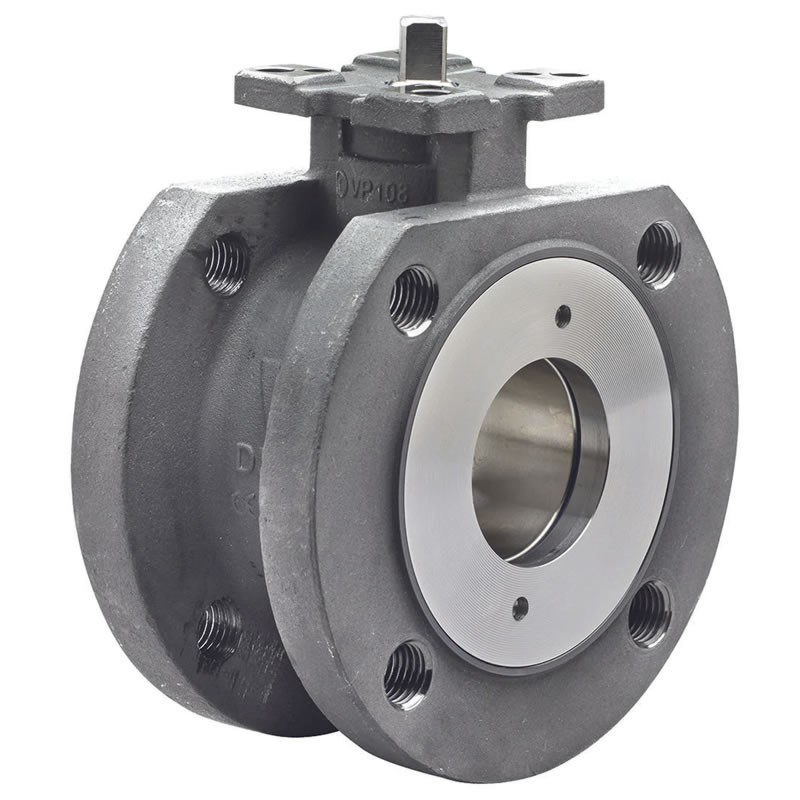 Valpres 723101 Series Stainless Steel Direct Mount Full Port Flanged ANSI 150 Wafer Style Ball Valve