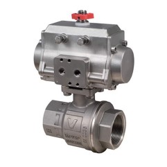 Bonomi 8P0133SS with 700076 S-Steel Ball Valve NPT & DA Actuator