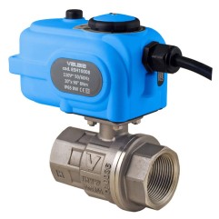 Bonomi 8E867 with 700076 SS Ball Valve and Electric Actuator Package