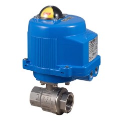 Bonomi M8E067 with 700076 S/Steel Ball Valve NPT and Electric Actuator