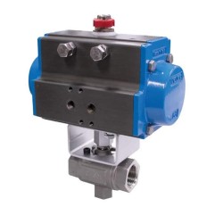 Bonomi SR511S with 511SL Stainl./Steel Ball Valve NPT and SR Actuator