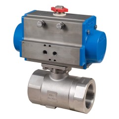 Bonomi 8P3100 with 3100 S/Steel Ball Valve and Double Acting Actuator