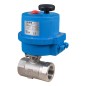 Bonomi 8E3100 with 3100 Ball Valve Stainless Steel Full port 2 way 3000 psi NPT and Valbia Electric Actuator Plastic Enclosure