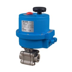 Bonomi 8E0730 with 730LL NPT S-Steel Ball Valve and Electric Actuator