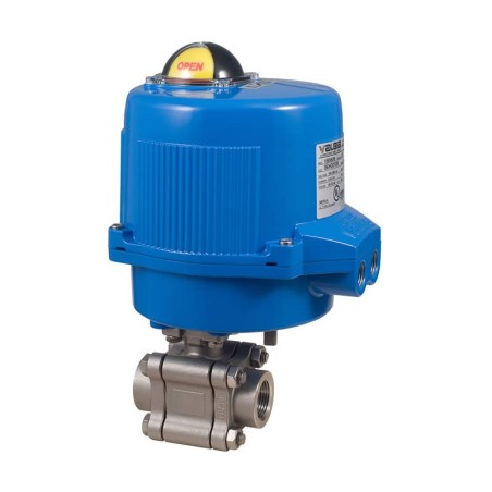 Bonomi M8E0730 with 730LL NPT S-Steel Ball Valve and Electric Actuator