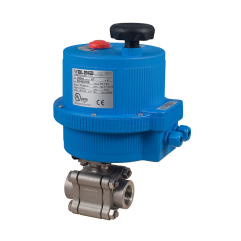 Bonomi 8E0741H with 741H SW S-Steel Ball Valve and Electric Actuator