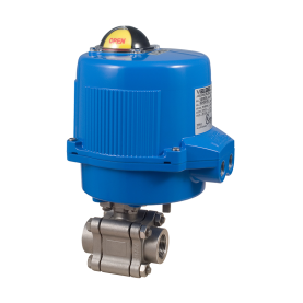 Bonomi M8E0740H with 740H NPT S-Steel Ball Valve and Electric Actuator