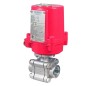 Bonomi EXM8E0740H with 740H High Performance Ball Valve 3-piece S-Steel NPT 3600psi and Bonomi Explosion Proof Electric Actuator