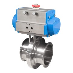 Bonomi DABFVSTCE with BFVSTC S-Steel Butterfly Valve and DA Actuator