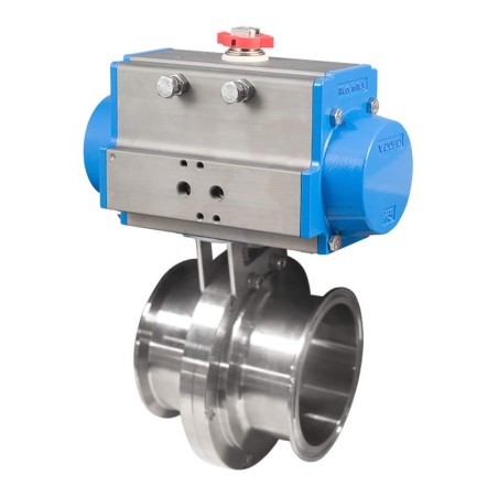 Bonomi DABFVSTCE with BFVSTC S-Steel Butterfly Valve and DA Actuator