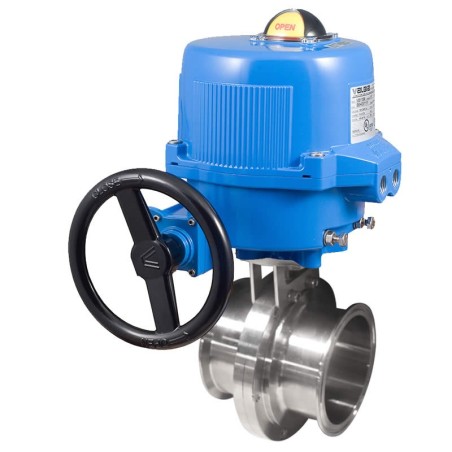 Bonomi BFVSTCE S-Steel Butterfly Valve and Electric Actuator