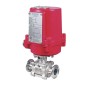 Bonomi EXM8E0770 con 770 válvula bola Sanitaria Tri-Clamp 3-piezas acero/inox 1000 psi y Actuador Bonomi a prueba de explosion