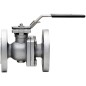 Valpres 766000 Flanged ANSI 150 Split Body Ball Valve Fire Safe API 607 Stainless Steel Full-port ISO 5211 Direct Mount