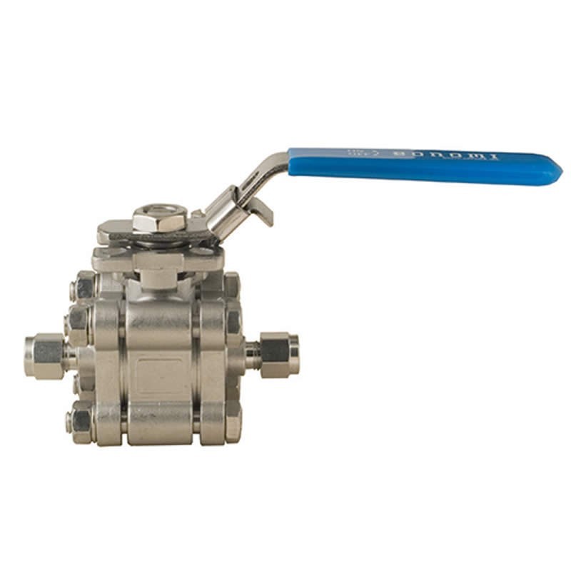 Bonomi 1300 Instumentation Ball valve 3-piece standard port working pressure to 2000 psi High cycle life Compression ends