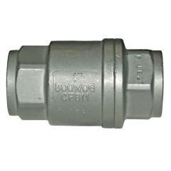 Bonomi S800 High Capacity in-line Spring Loaded S-Steel Check Valve