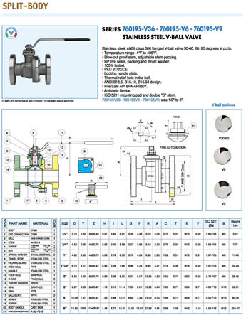 Bonomi 760195V Specification